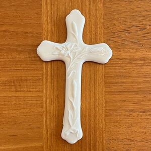 Lenox Porcelain Lily Wall Cross, China Treasures